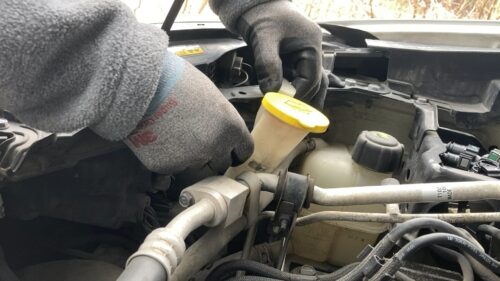 워셔액탱크입구 분리